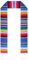 Jmkcoz Mexikanische Schulabschlussstola, Schärpe, mexikanischer Serape-Schal, bunt, für Abschlussfeier, Damen, Herren, Blau, Einheitsgröße