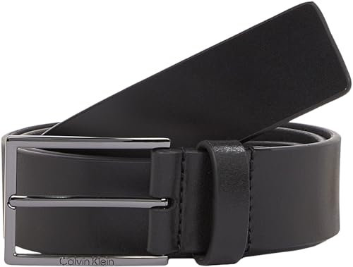 Calvin Klein CLEAN ESSENTIAL 35MM Fester Gürtel Herren, Schwarz (Ck Black Smooth), 95