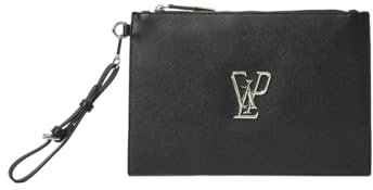 GAELLE Pochette Saffiano Nero Donna Minimal Borsa Clutch