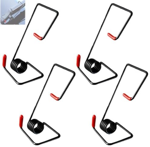 Cmeilau Scheibenwischerarm-Druckfederverstärker, universeller Austausch der Wischerunterstützungsfeder für Kraftfahrzeuge, Befestigungselement zur Verbesserung der Wischerleistung (4pcs)