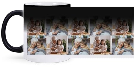 Tazas de café personalizadas con cambio de color para abuela, tazas de sublimación, taza mágica sensible al calor para mujeres Nana, foto personalizada, regalos de cumpleaños novedosos para novio,