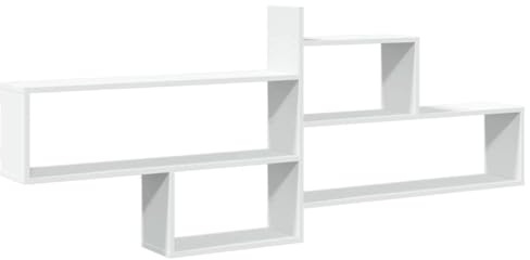 vidaXL Wandregal Weiß 167,5x18x68 cm Holzwerkstoff