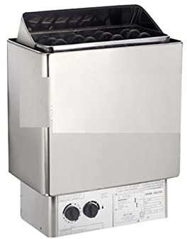 Saunadampf 3kw 4,5kw 6kw 9kw Edelstahl-Sauna-Ofen-Sauna-Heizung mit äußerer oder Inner-Sauna-Controller for Dusche Dampfbad(6KW,IC)