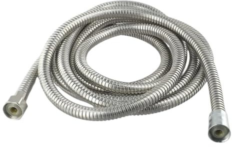 MEXEWORD Flessibile for Doccia Flessibile for Doccia in Acciaio Flessibile for Doccia in Acciaio Inossidabile con Lunghezza di 3/4/5 Metri for Tubo Idraulico di prolunga for Uso Domestico(3 M)