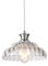 ZTTECH Suspension Luminaire Verre Vintage 30cm Hauteur Réglable E27 Lampe Suspendue pour Cuisine Salle à Manger Chambre Salon (Argent+Transparent)