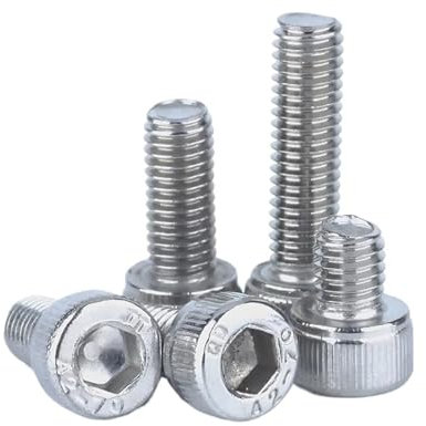 10 Stück 304 Edelstahl UNF Innensechskantschrauben mit feiner Verzahnung, Becherkopf 1/4-28 5/16-24 3/8-24 5/16-18(Gasket)