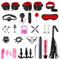 Qoosea Kits de Ataduras BDSM Juguetes Plug Anales 26PCS Sets Parejas Juguetes Sexuales Set Bondage Ajustable Juegos de Adultos para Parejas Set de Sujeción para Accesorios Sexuales (Negro y Rojo)