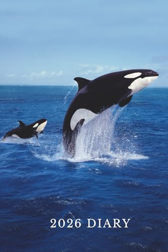 Orca Diary 2026: Week to view, 6 x 9 inch, Perfect gift for women, men, and orca lovers