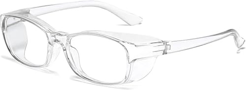 Anti-pollenallergie-Brille, Anti-blaulicht, Anti-beschlag Und Anti-uv, Dreidimensionale Schutzbrille, Geeignet Für Erwachsene Mit Empfindlichen Augen., White