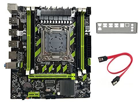 Uikdjgu X79G Motherboard+ Kabel+Blende LGA2011 4XDDR3 RECC Slot M.2 NVME PCI-E X16 6XUSB2.0 SATA3.0 Server Game Motherboard