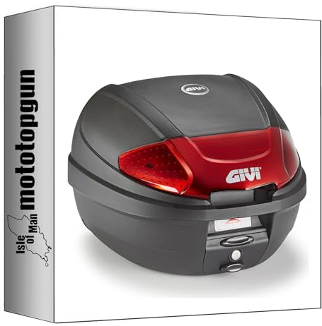 givi motorradkoffer e300n2b monolock schwarz 30 lt + träger kompatibel mit moto guzzi v7 850 stone 2021 2022 2023 2024 mototopgun e300n2b + sr8206