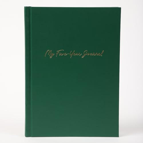Hardcover 5-Jahres-Tagebuch | Das einfachste 5-Jahres-Tagebuch | Schnell und einfach 5-Jahres-Tagebuchsystem | 15,2 x 20,3 cm (Blattgrün)