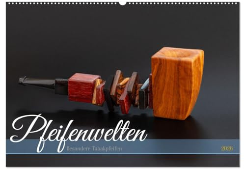 Pfeifenwelten (Wandkalender 2026 DIN A2 quer), CALVENDO Monatskalender: Ein Jahr voller Pfeifenleidenschaft: Erleben Sie die Welt für Pfeifenliebhaber (CALVENDO Kunst)