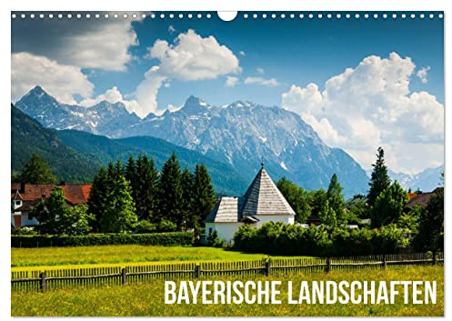 Bayerische Landschaften (Wandkalender 2026 DIN A3 quer), CALVENDO Monatskalender: Schöne Seen und Landschaften in Bayern (CALVENDO Natur)