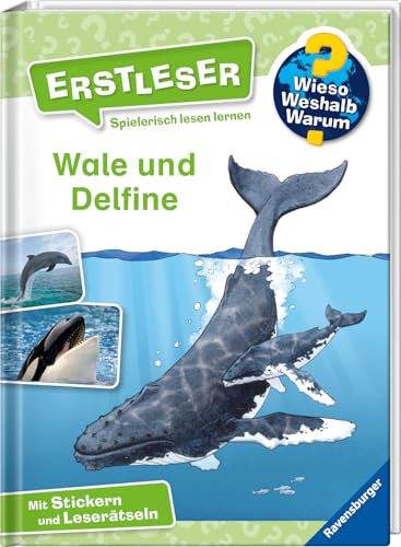 Wieso? Weshalb? Warum? Erstleser, Band 3 - Wale und Delfine (2. Klasse, Erstlesebuch ab 7 Jahren - mit Stickern und Leserätseln) (Erstleser, 3)