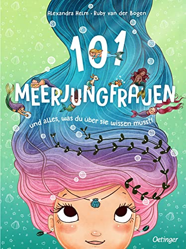 101 Meerjungfrauen und alles, was du über sie wissen musst!: Lustiges Wissen über Meerjungfrauen im extragroßen Wimmelbuch-Format für Kinder ab 4 Jahren (Wimmeliges Wissen über fabelhafte Wesen)