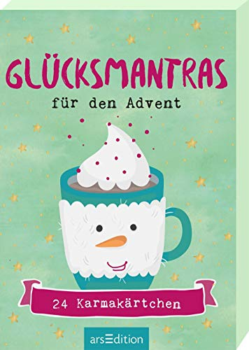 Glücksmantras für den Advent: Adventskalender-Kartenbox mit 24 Karmakärtchen