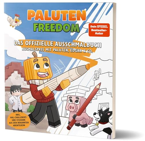 Das offizielle Ausschmalbuch: Ausmalspaß mit Paluten, Edgar und Co.