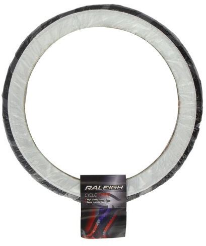 Raleigh - T1217 - 16 x 1.75 Inch High Grip White Wall Children's Bicycle Tyre