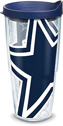 Tervis doppelwandiger NFL Dallas Cowboys isolierter Trinkbecher hält Getränke kalt und heiß, 680 ml, Colossal