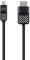 Belkin Mini Display Port to HDMI Cable, 12 ft (3.6 m), 4K (Compatible for Macbook Air, Macbook Pro and Other Mini-DP Enabled Devices), Black