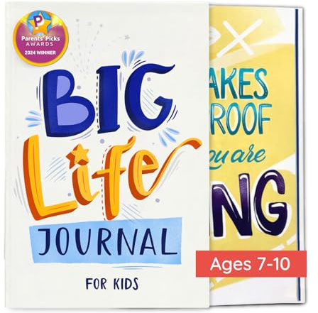 Big Life Journal - Zweite Auflage: Ein geführtes Journal für ein Wachstumsdenken bei Kindern – Interaktives Journal und Zielplaner für Kinder – Geführtes Journal für Kinder mit Impulsen