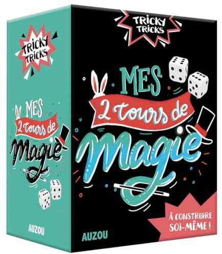 Tricky Tricks - Mes deux tours de magie: A construire soi-même ! 2 tours de magie à construire soi-même avec plein de matériel inclus (des confettis, 4 dés, etc.) et 1 livret pas à pas