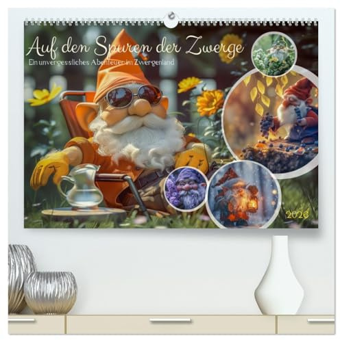 Auf den Spuren der Zwerge (hochwertiger Premium Wandkalender 2026 DIN A2 quer), Kunstdruck in Hochglanz: Auf den Spuren der Zwerge ist eine ... Zwergenland führt. (CALVENDO Wissenschaft)