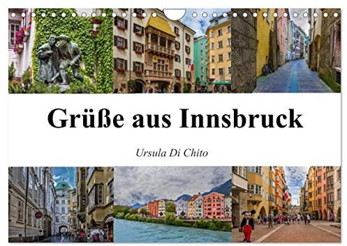 Grüße aus Innsbruck (Wandkalender 2026 DIN A4 quer), CALVENDO Monatskalender: Impressionen der historischen Altstadt Innsbruck (CALVENDO Orte)