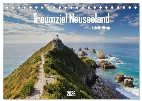Traumziel Neuseeland 2026 (Tischkalender 2026 DIN A5 quer), CALVENDO Monatskalender: Das facettenreichste Land der Welt in 12 traumhaften Bildern. (CALVENDO Natur)