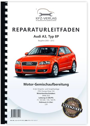 Audi A3 8P (03-12) 4-Zyl. Diesel Einspritz/Vorglühanlage 2,0l Reparaturanleitung