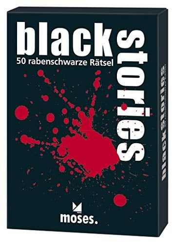 moses. black stories | 50 rabenschwarze Rätsel | Das Krimi Kartenspiel