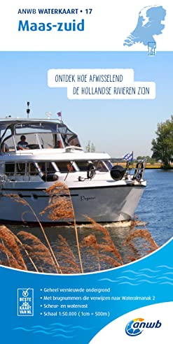 Maas-Zuid 1:50 000 Waterkaart: Waterkaarten (ANWB Waterkaart, 17)