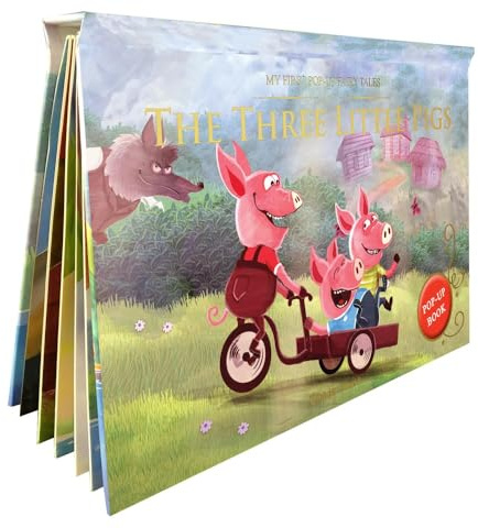 My First Pop-Up Fairy Tales - Three Little Pigs : Pop up Books for children