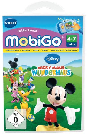 Vtech 80-250504 - MobiGo Lernspiel Micky Maus Wunderhaus
