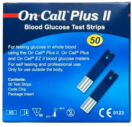 On Call® Plus Blood Glucose Test Strips