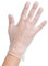 Bodyguards Clear Vinyl Powder Free Exam Gloves Medium Box of 100