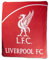 Forever Collectibles Liverpool FC Crest Fleece Blanket, Red/White, 127 x 152 Cm