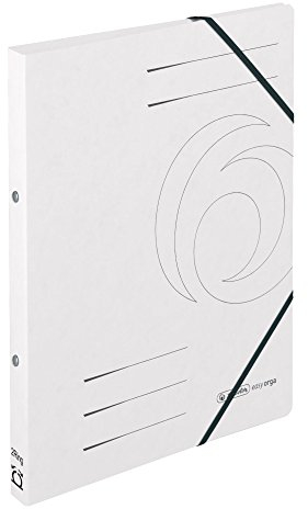 Herlitz Ringhefter Quality, A4, Karton, weiß, 2 Ring-Mechanik, Rückenbreite 25 mm, 5 Stück