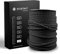 smartect Cable Textil Trenzado en Color Negro, Cable Electrico 3 Hilos de 2 Metros (3 x 0,75 mm²) Cuerda para Lampara con Revestimiento Textil para su Proyecto DIY