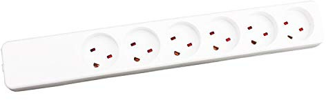 garbot Z66000108-PA01 power extension 6 AC outlet[s] Indoor White