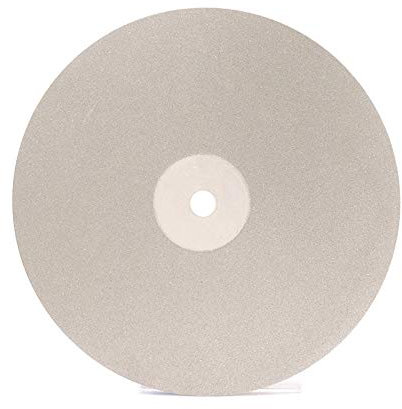 120mm 8-inch Diamond Coated Flat Lap Disk Wheel Grinding Sanding Disc 320 Grits (1 Pack)