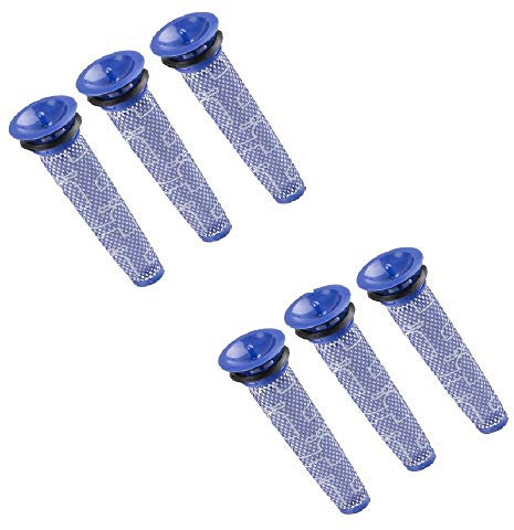 Lot de 6 filtres pré-moteur lavables de rechange pour aspirateur Dyson 965661-01 DC58 DC59 DC61 DC62 V6 V8 SV03 SV05 SV06 SV09 965661-01