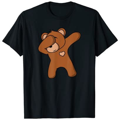 Lustiger Bär Bear Tanzbär DAB Party Tanzen Bärchen Teddy T-Shirt