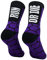 PERRO LOCO CLOTHES Calzini da Corsa compressivi di Colori. (IT, Numero, 40, 42, Regular, Regular, Viola)