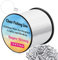 Acejoz Fishing Wire, 656FT Fishing Line Clear Invisible Hanging Wire Strong Fishing String Supports Up to 70 Pounds with 100Pcs Aluminum Crimping Loop Sleeve for Craft Balloon Garland Hanging
