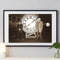 qianyuhe Wandkunst Leinwand Malerei Zurück in die Zukunft Poster Klassischer Filmdruck Alternativer Film Retro Foto Vintage Style Wohnkultur 60x90cm （23.6x35.4inch）