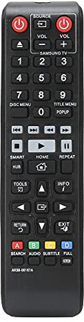 Goshyda Remote Control, Universal Replacement Original Remote Control, for Samsung Blu-ray TV BD-J6300 BD-F7500 BD-J7500 BD-C7900 BD-C5500