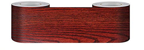 GouieRylin BordüRe Selbstklebend TapetenbordüRe Pvc Sockelleiste Dekorative BordüRe Selbstklebende Home BordüRe KüChe TapetenbordüRe SelbstklebendRotes Sandelholz 20cm X 500cm