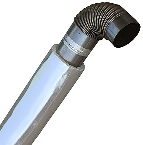 WFENG 1m Rohrisolierung Isolierung Heizungsrohre Für Rohrisolierung Außen/Wall Thickness 10mm / ID 100mm